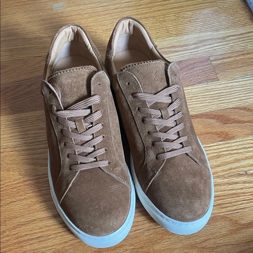NWOT Charles Tyrwhitt Men's Brown Suede Sneakers